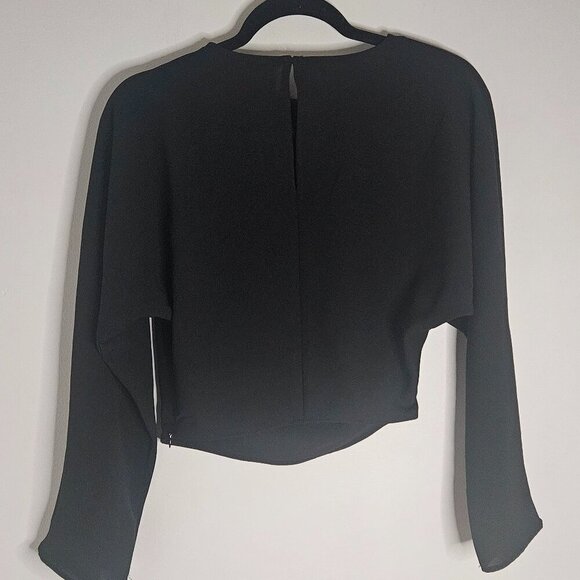 Zara Long Sleeve Rhinestone Top Small - Picture 6 of 11